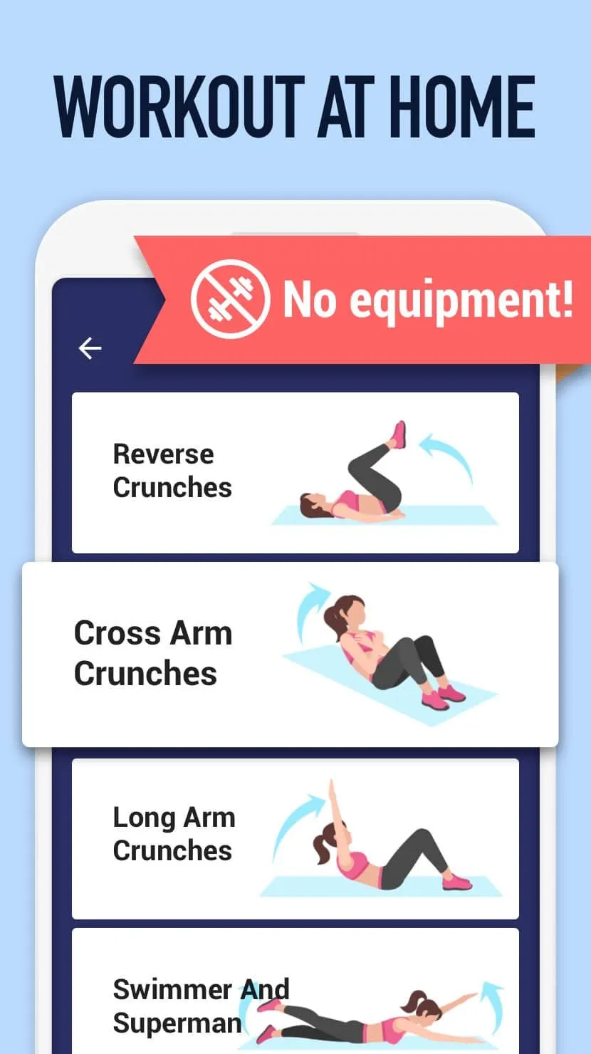 Abs Workout - Burn Belly Fat | Indus Appstore | Screenshot