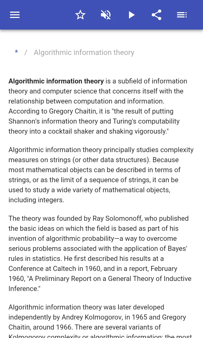 Information theory | Indus Appstore | Screenshot