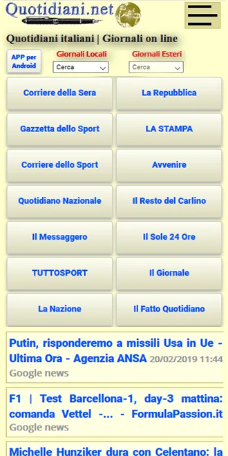 Quotidiani.net | Indus Appstore | Screenshot