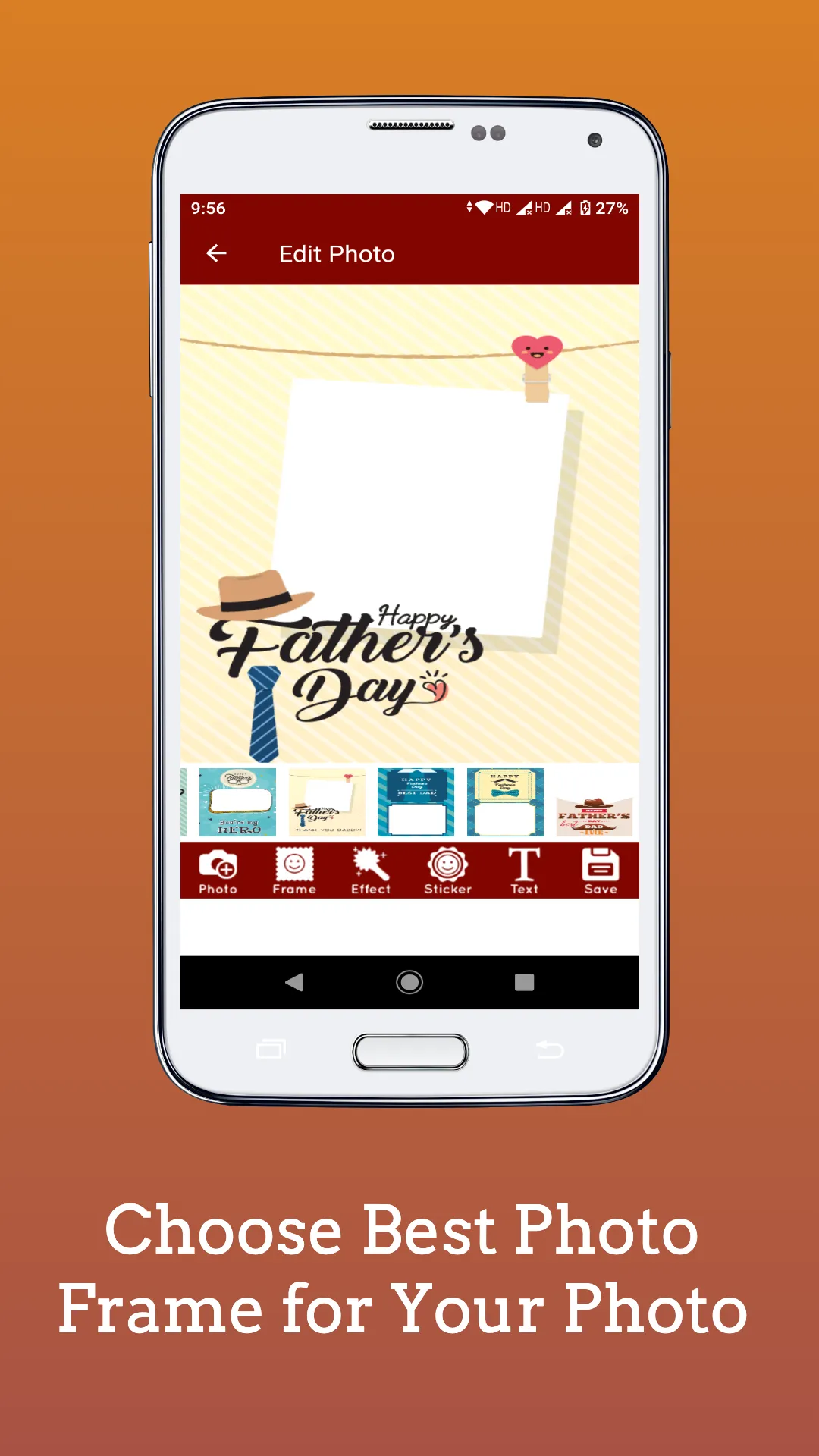 Fathers Day Photo Frames | Indus Appstore | Screenshot