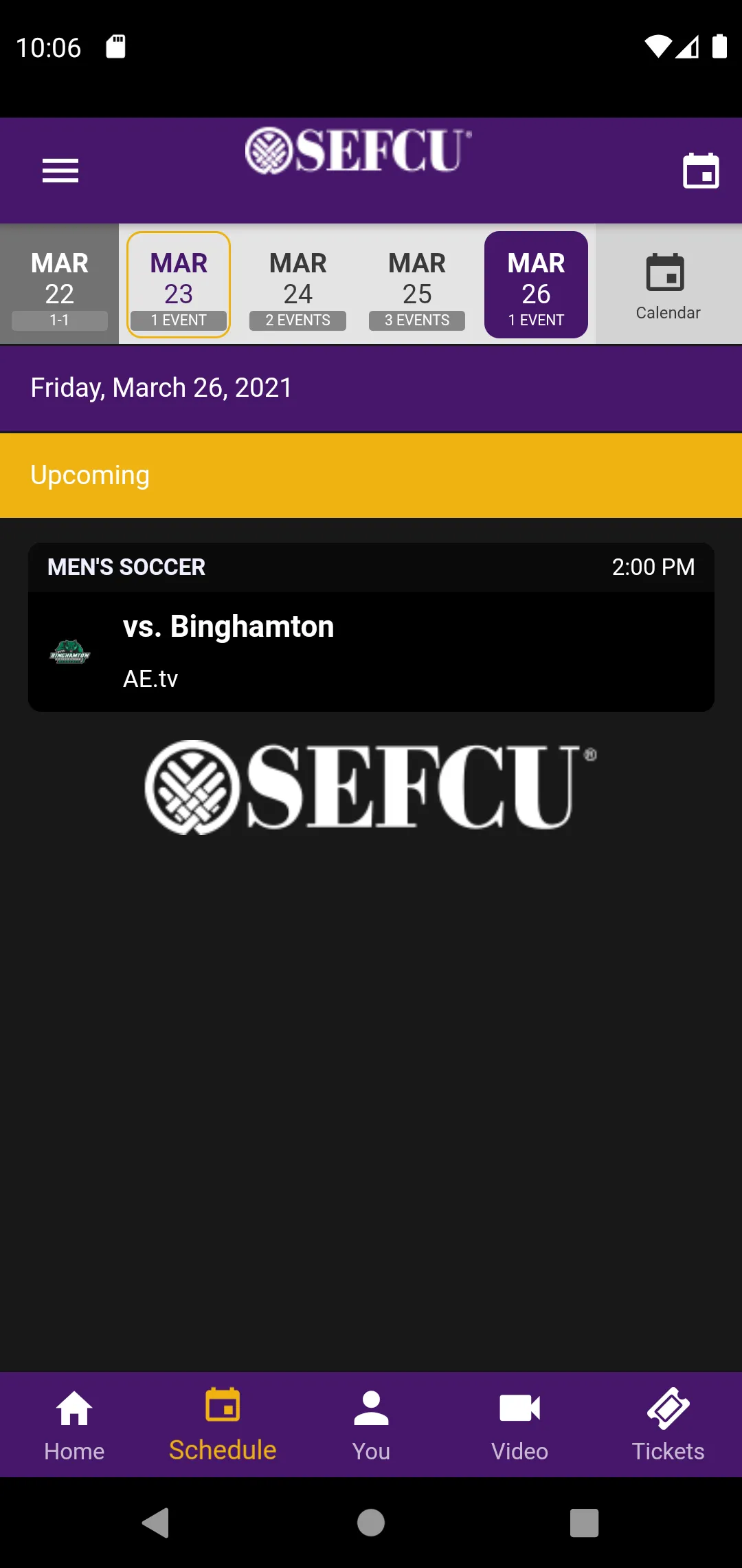 UAlbanySports | Indus Appstore | Screenshot