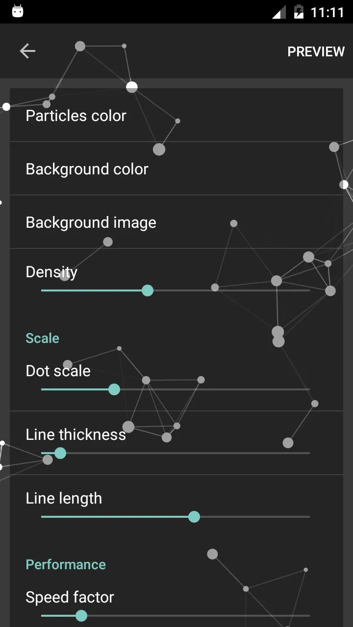 Particle Constellations Live W | Indus Appstore | Screenshot