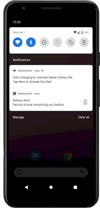 Battery Alert | Indus Appstore | Screenshot