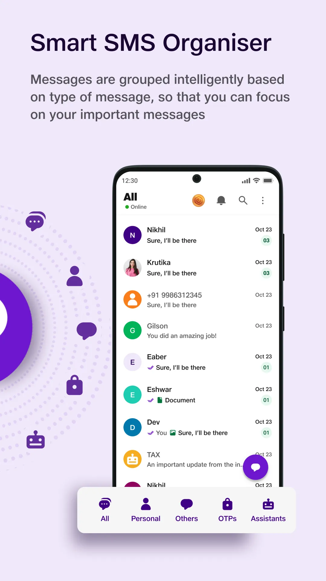 Messages | Indus Appstore | Screenshot