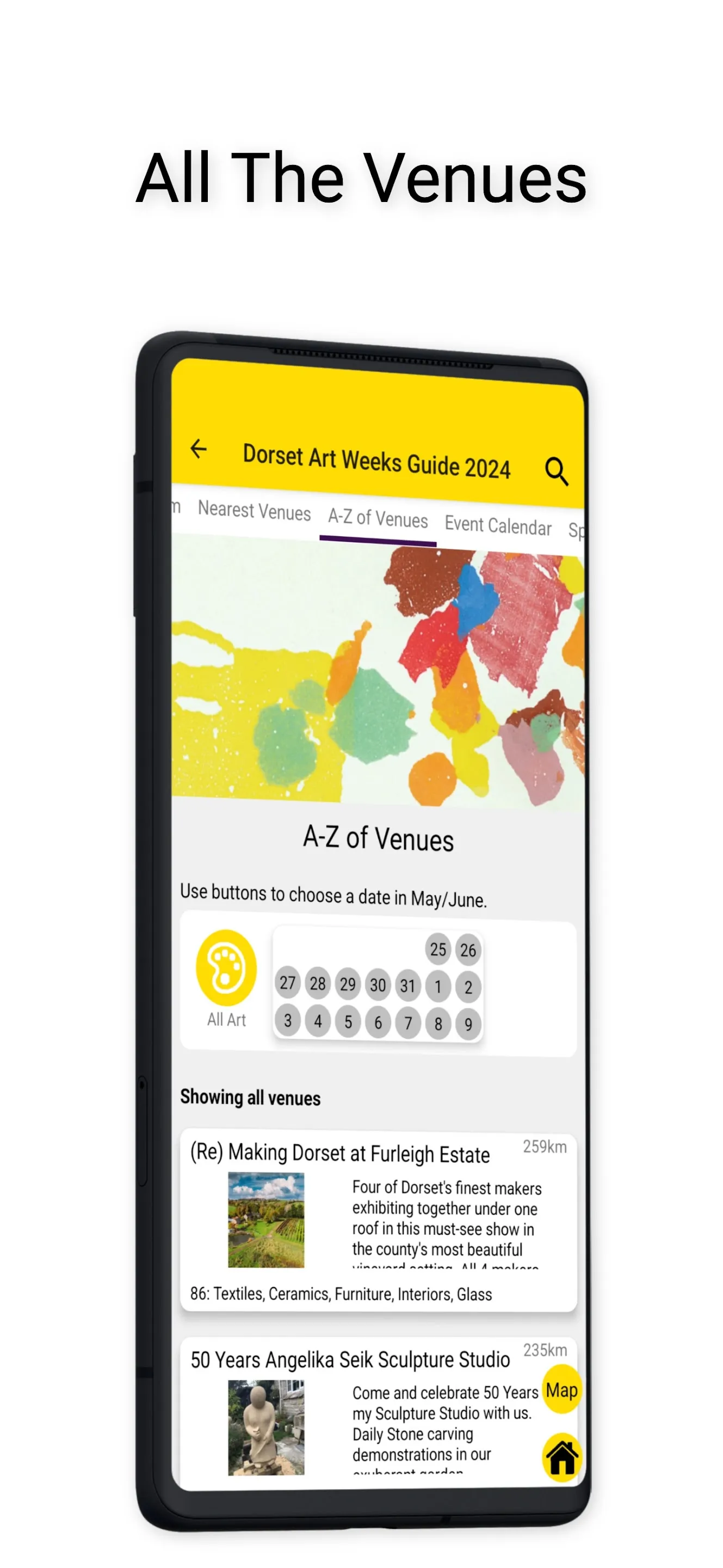 Guide to Dorset Art Weeks 2024 | Indus Appstore | Screenshot