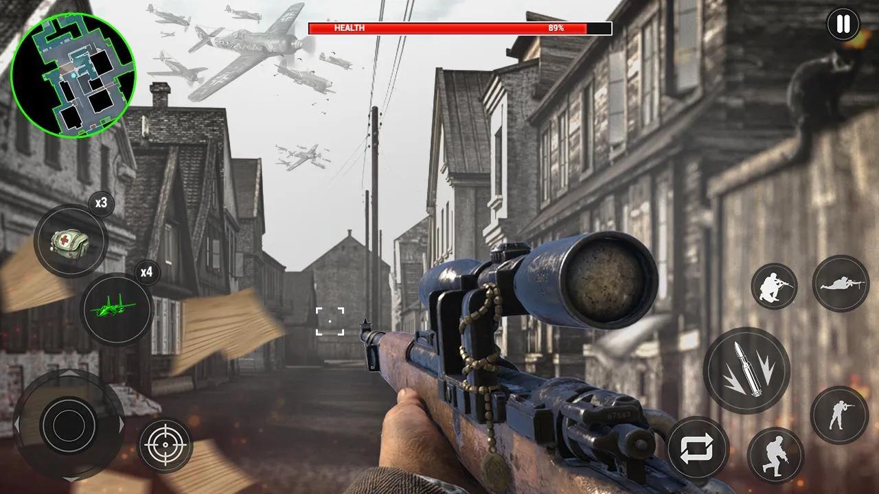 WW2 Sniper: 3D World War Games | Indus Appstore | Screenshot