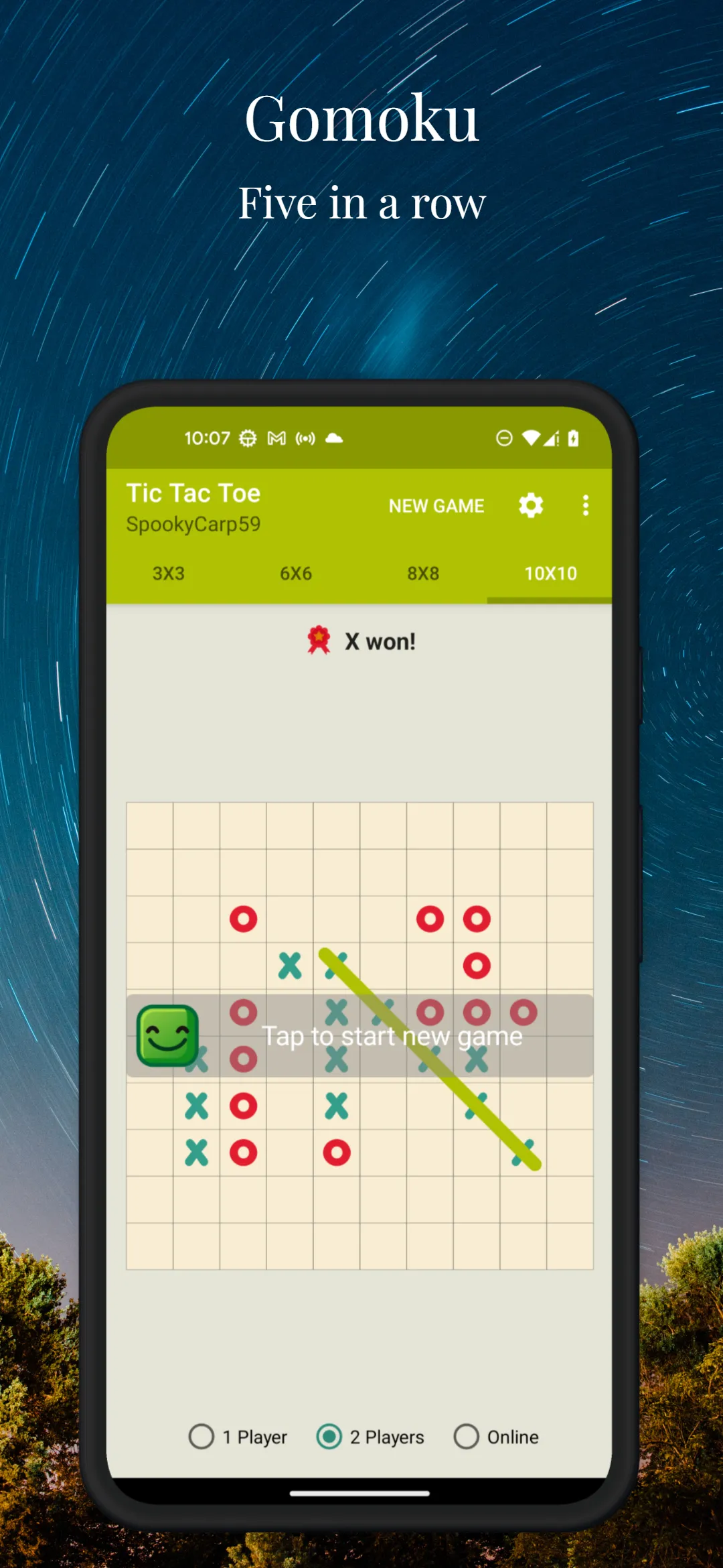 Tic Tac Toe & Gomoku Classic | Indus Appstore | Screenshot