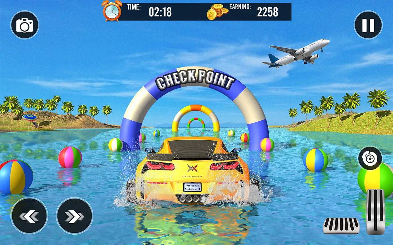 Crazy Car Water Surfing Games | Indus Appstore | Screenshot