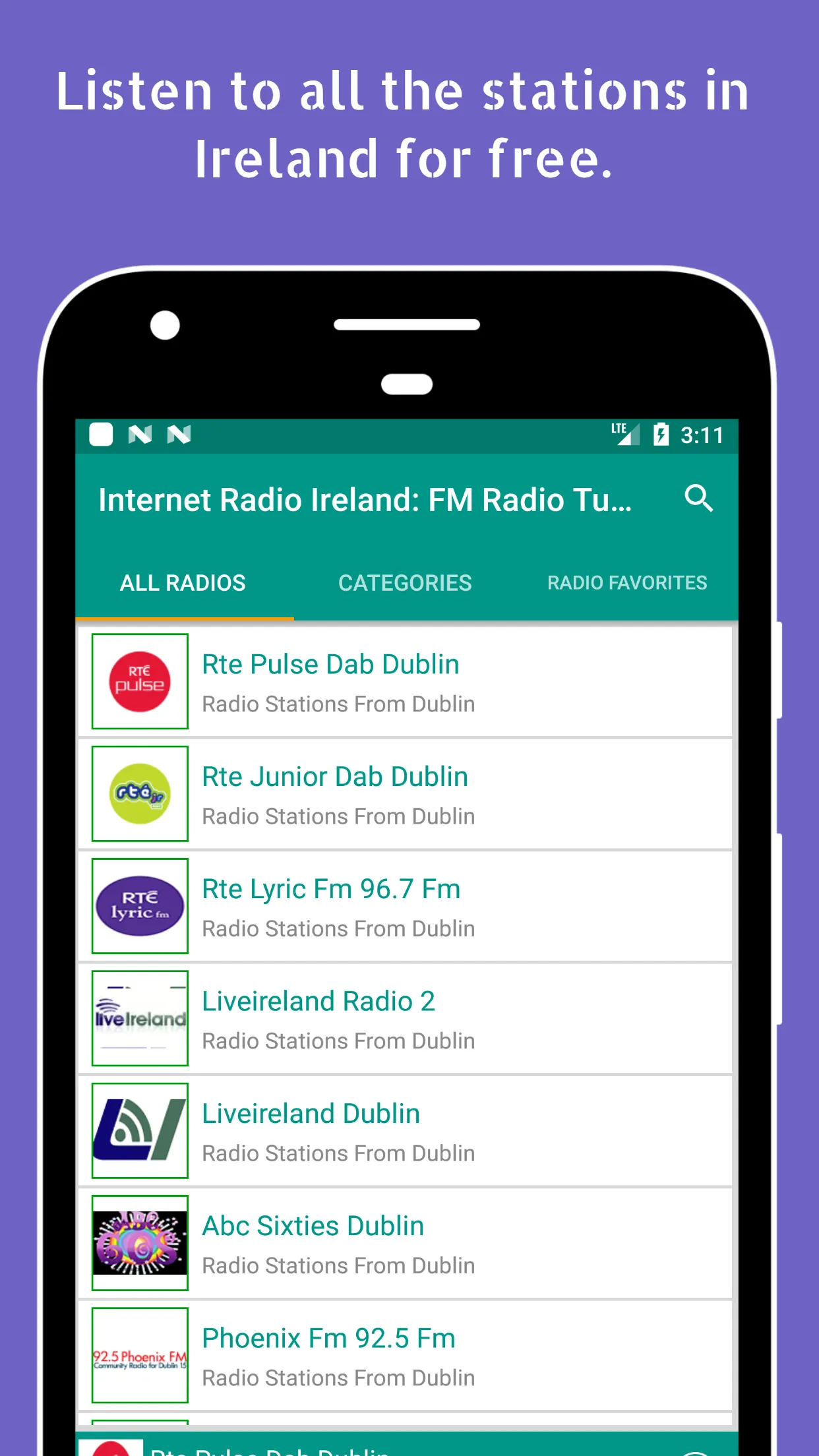 Radio Ireland FM - Radio Irish | Indus Appstore | Screenshot