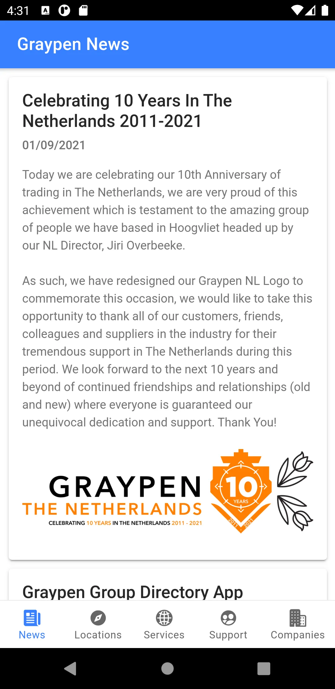 Graypen Group Directory | Indus Appstore | Screenshot