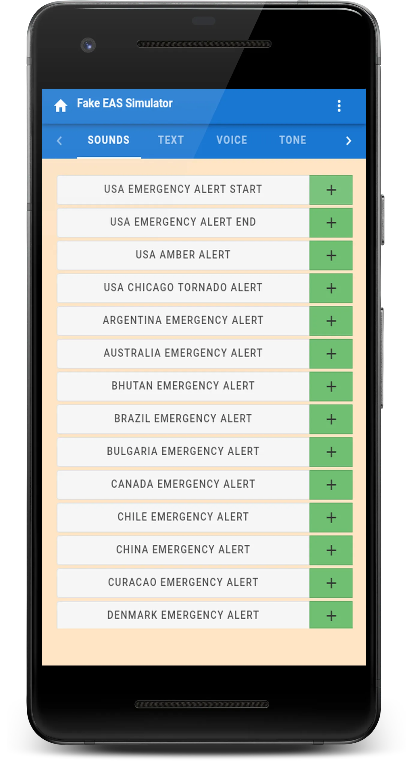 Fake EAS Simulator | Indus Appstore | Screenshot