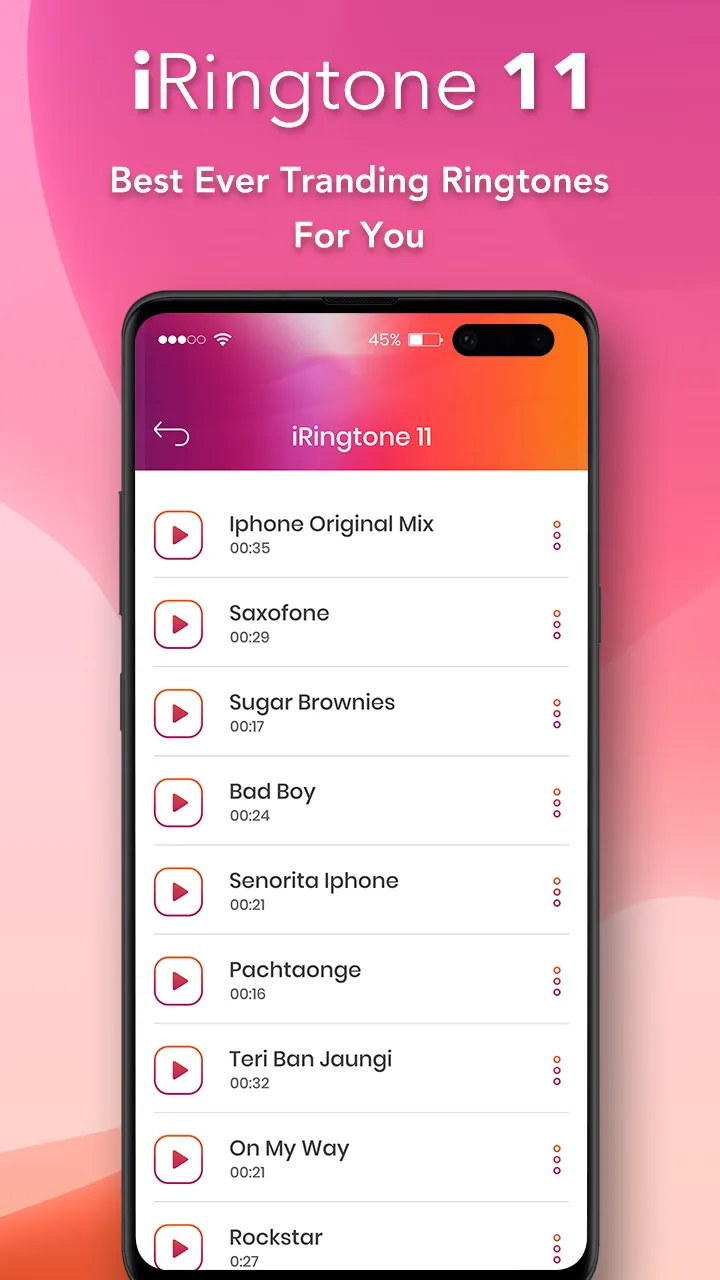 iRingtone 11 | Indus Appstore | Screenshot