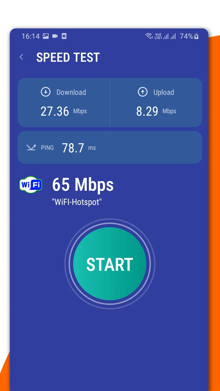 Online 4G internet speed meter | Indus Appstore | Screenshot