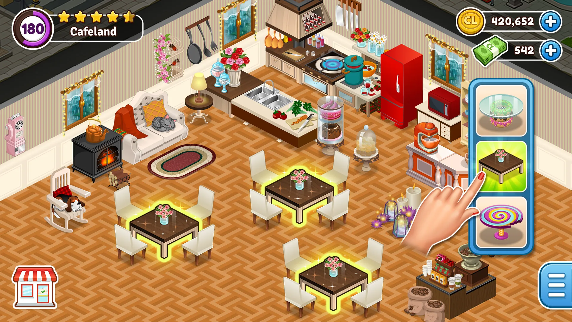 Cafeland - Restaurant Cooking | Indus Appstore | Screenshot