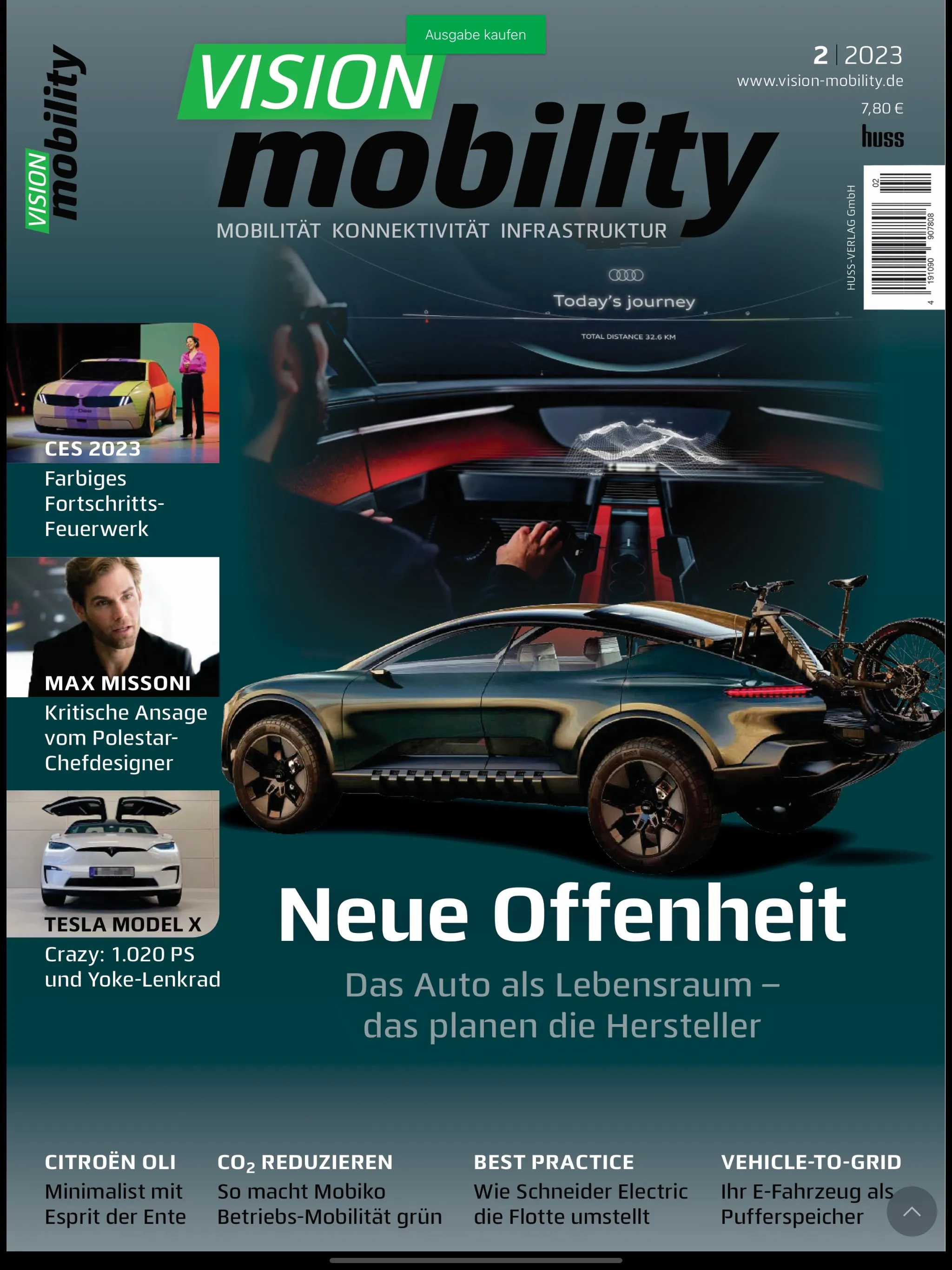 VISION mobility Magazin | Indus Appstore | Screenshot