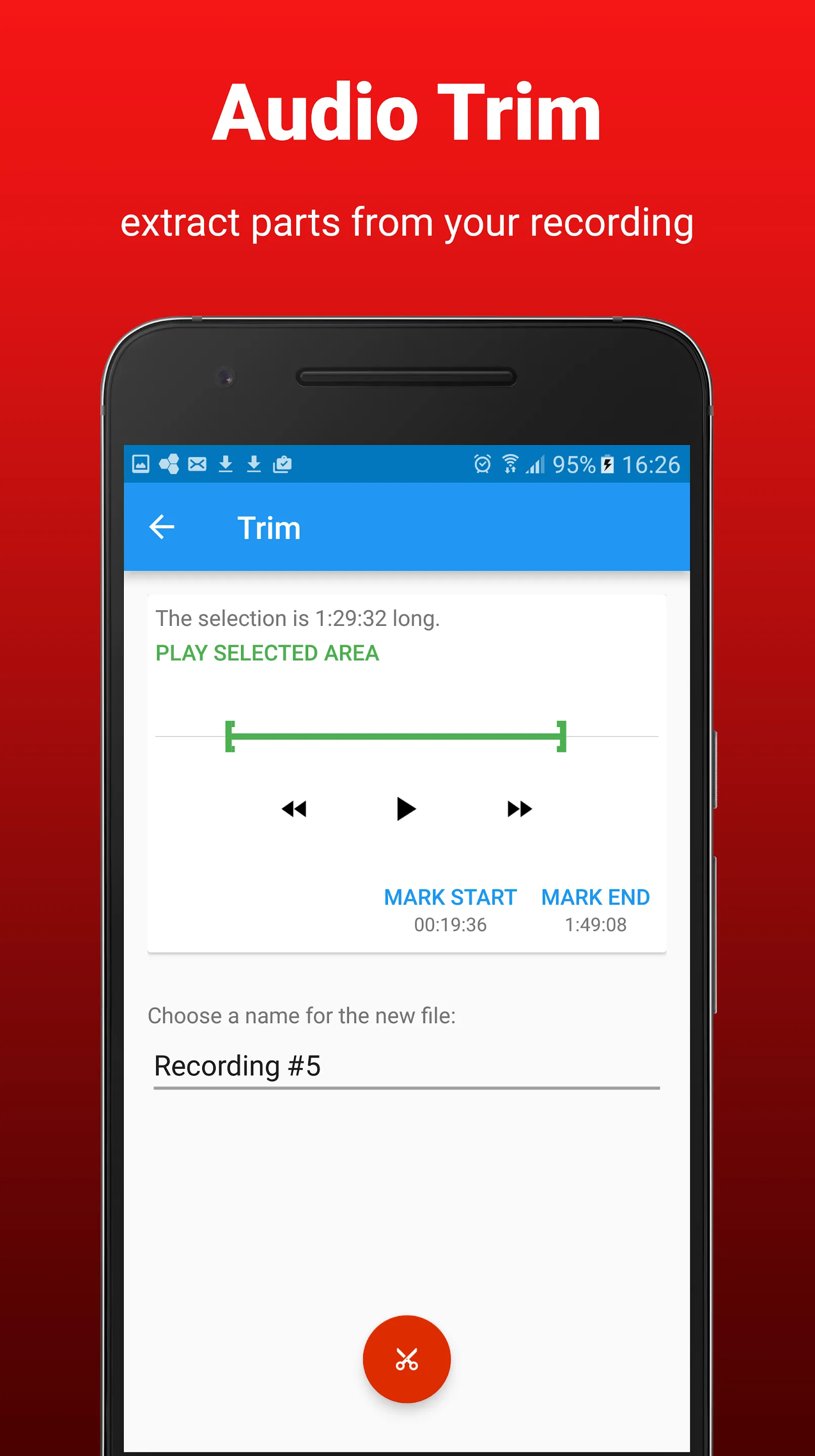 AudioRec - Voice Recorder | Indus Appstore | Screenshot