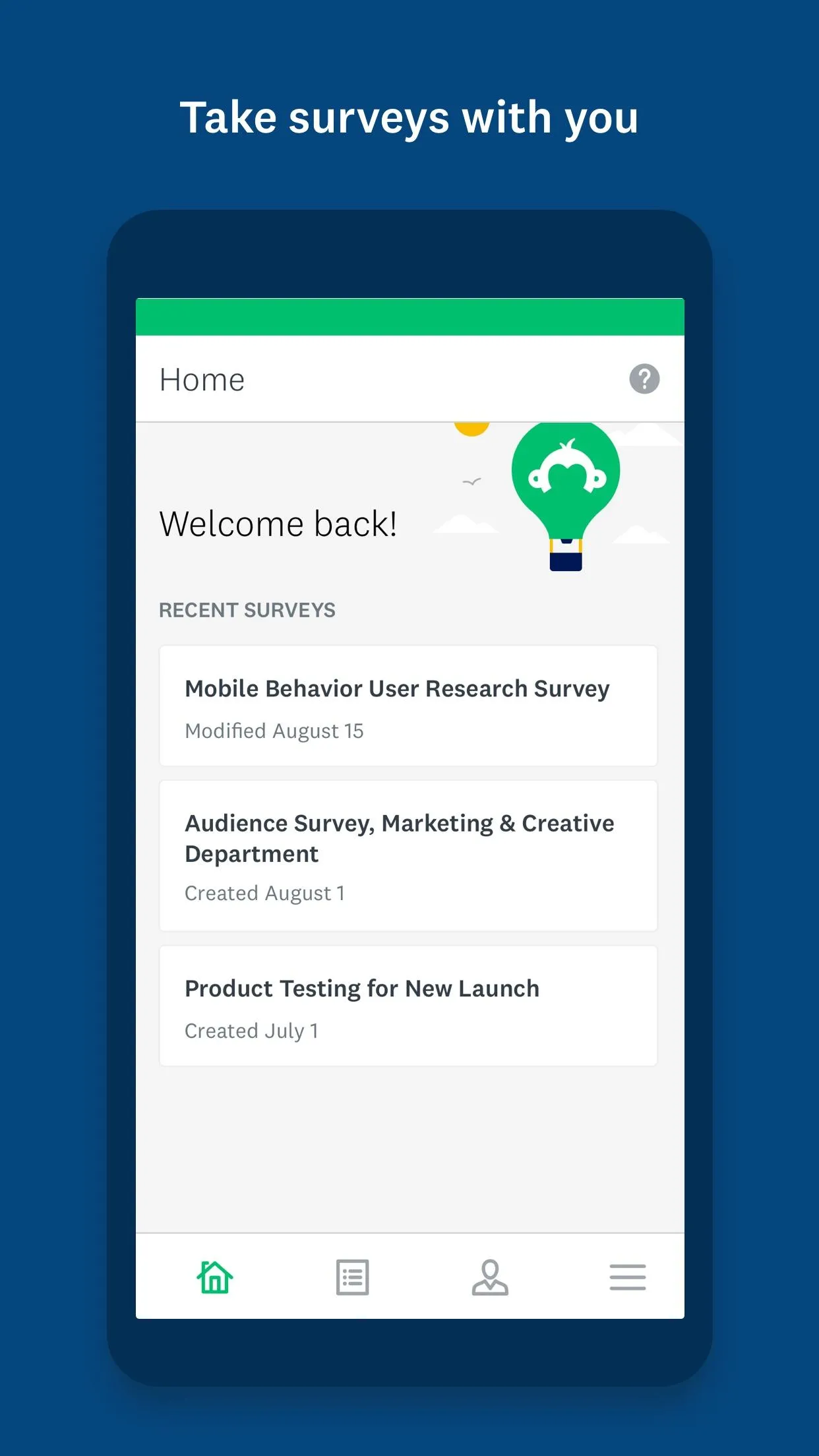 SurveyMonkey Anywhere | Indus Appstore | Screenshot