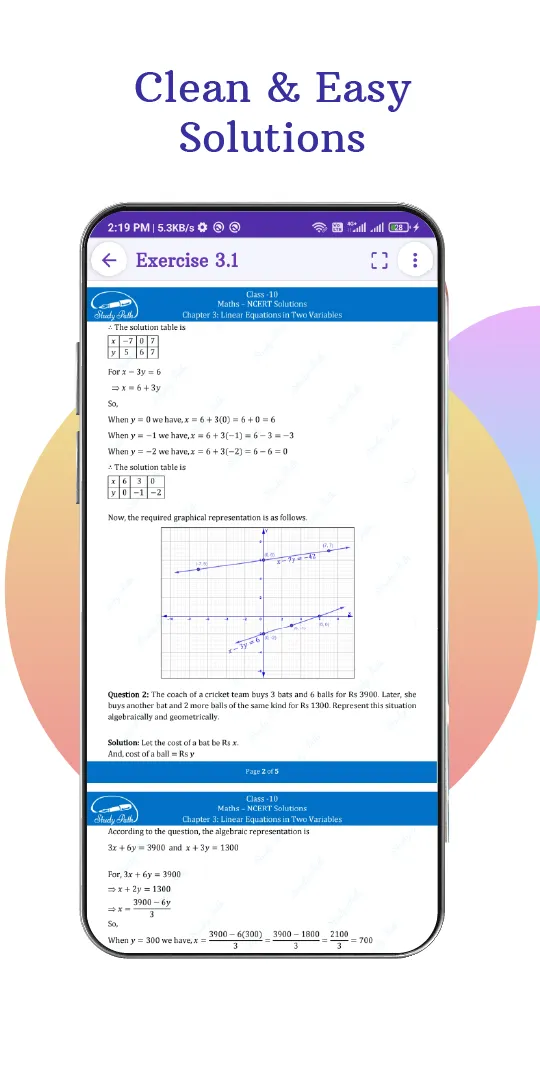 Class 10 Maths Solutions | Indus Appstore | Screenshot