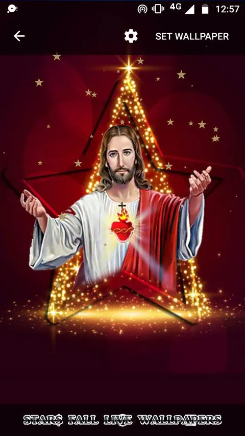 Jesus Star fall Live Wallpaper | Indus Appstore | Screenshot