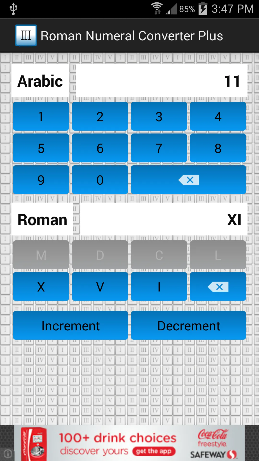 Roman Numeral Converter Plus | Indus Appstore | Screenshot