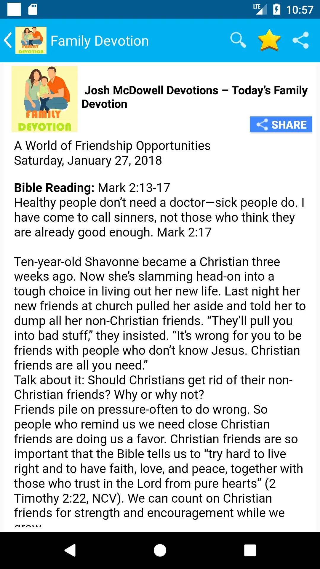 Daily Family Devotion | Indus Appstore | Screenshot