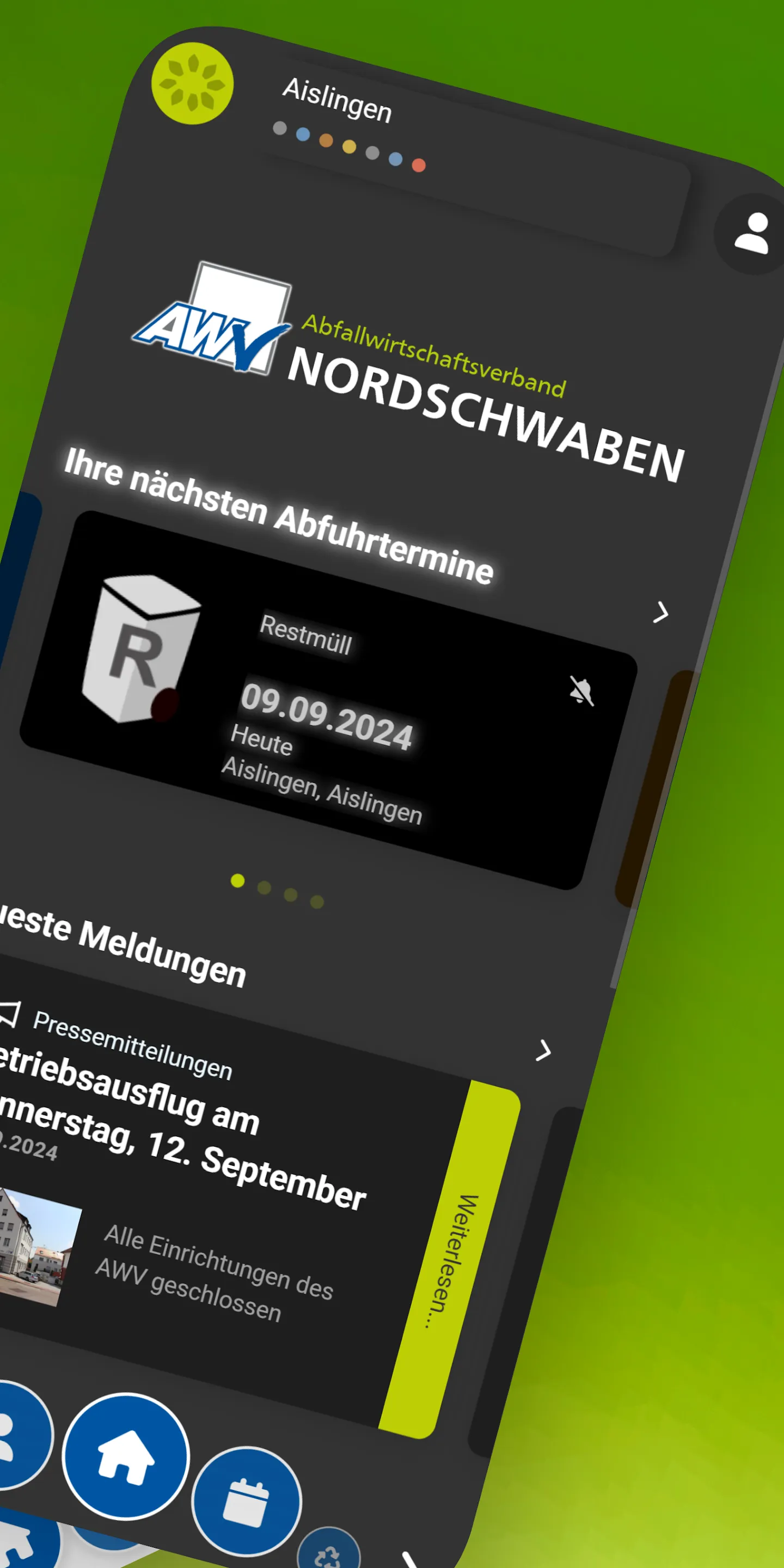 AWV Nordschwaben | Indus Appstore | Screenshot