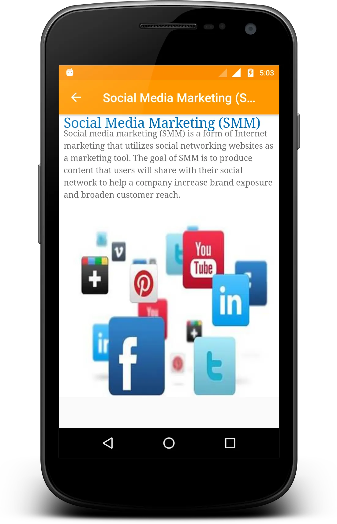 Social Media Marketing | Indus Appstore | Screenshot