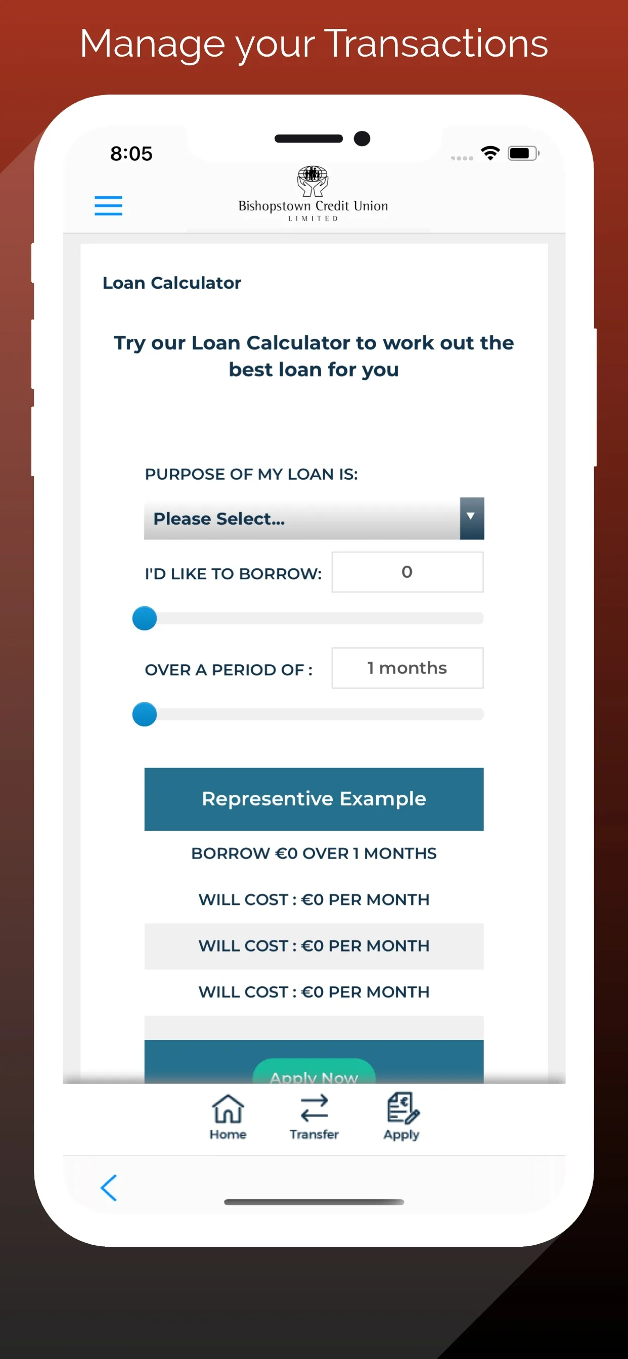 Bishopstown Credit Union | Indus Appstore | Screenshot