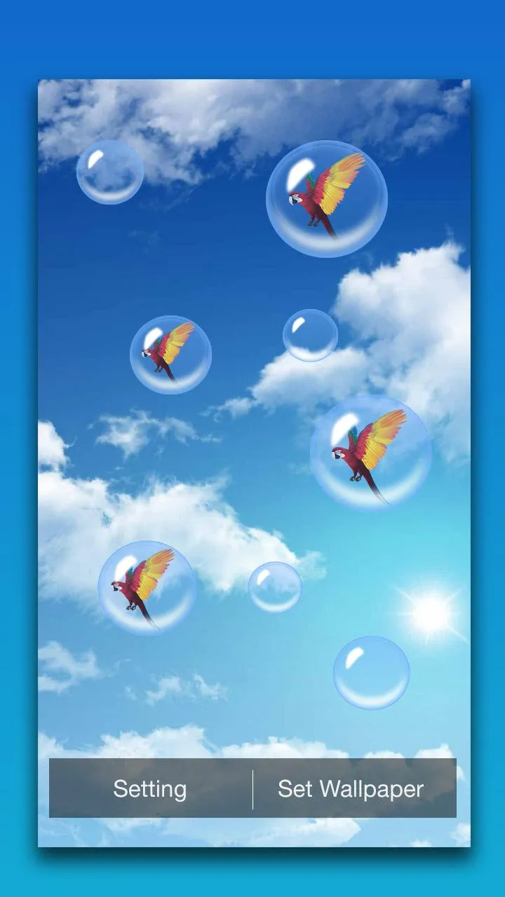 Blue Sky Live Wallpaper | Indus Appstore | Screenshot