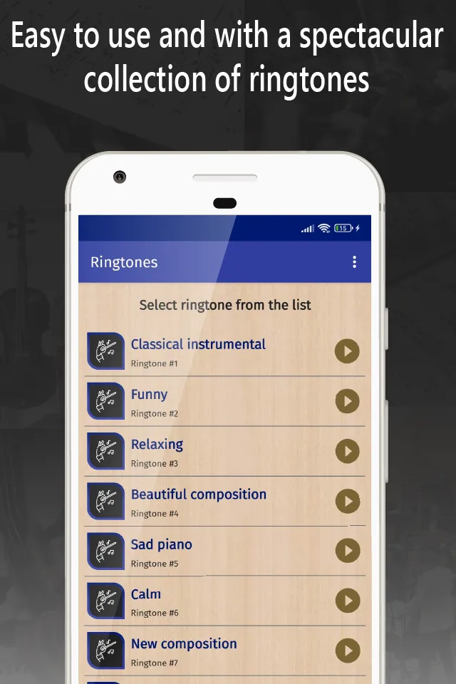 ringtones classical music | Indus Appstore | Screenshot