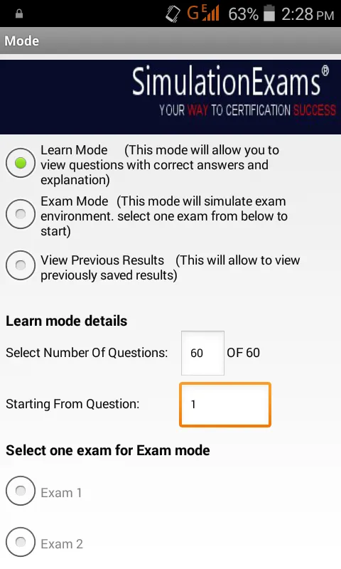 Sim-Ex Exam Sim for Server+ | Indus Appstore | Screenshot