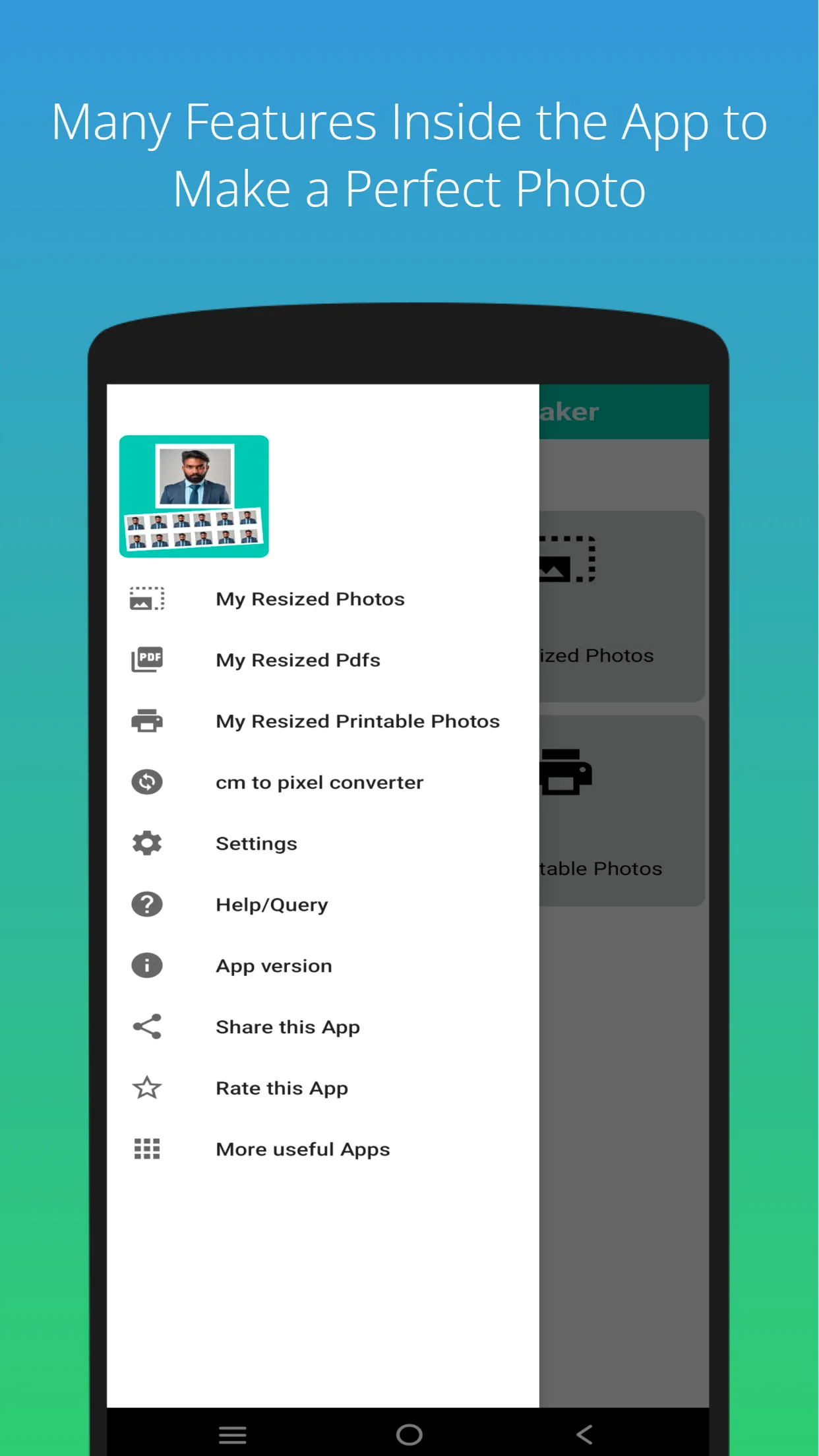 Passport Size Photo Maker | Indus Appstore | Screenshot