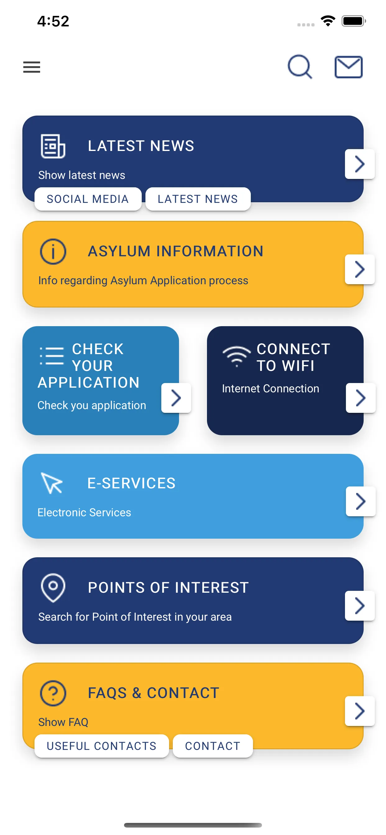 Migration Greece Info | Indus Appstore | Screenshot