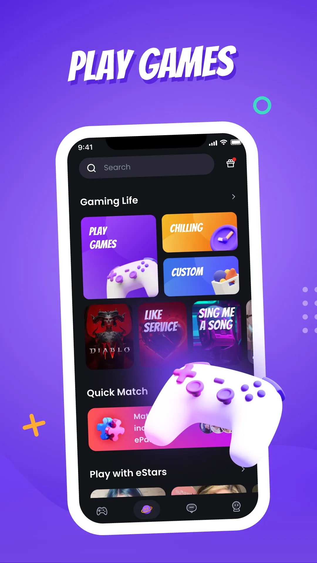 E-Pal: Gamers' social hub | Indus Appstore | Screenshot