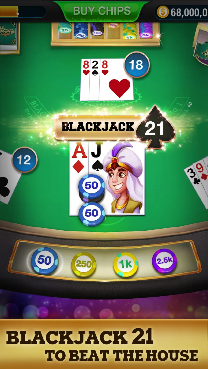 Blackjack 21 - Black Jack Game | Indus Appstore | Screenshot