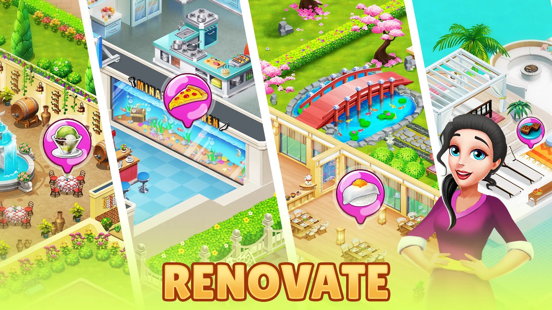 Merge Restaurant: Makeover | Indus Appstore | Screenshot