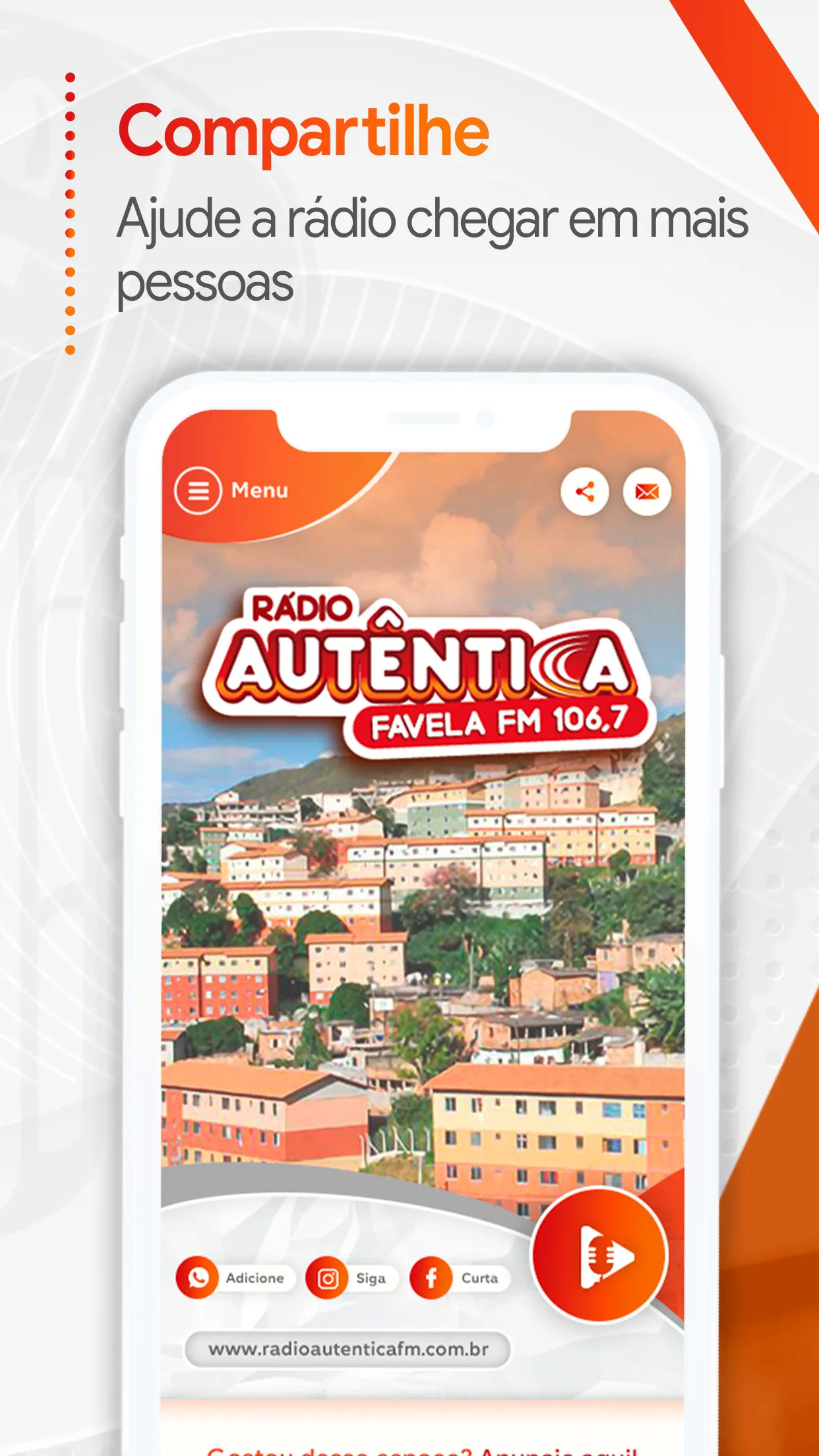 Rádio Favela Autêntica FM | Indus Appstore | Screenshot