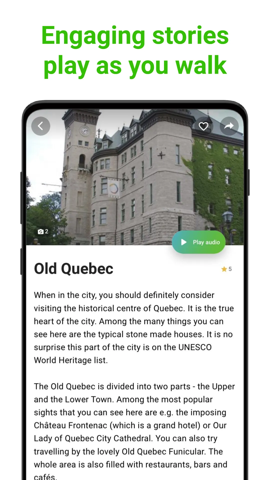 Quebec City SmartGuide | Indus Appstore | Screenshot