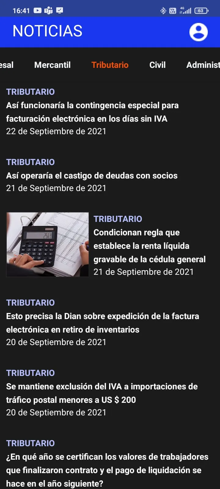 AmbitoJuridico.com | Indus Appstore | Screenshot