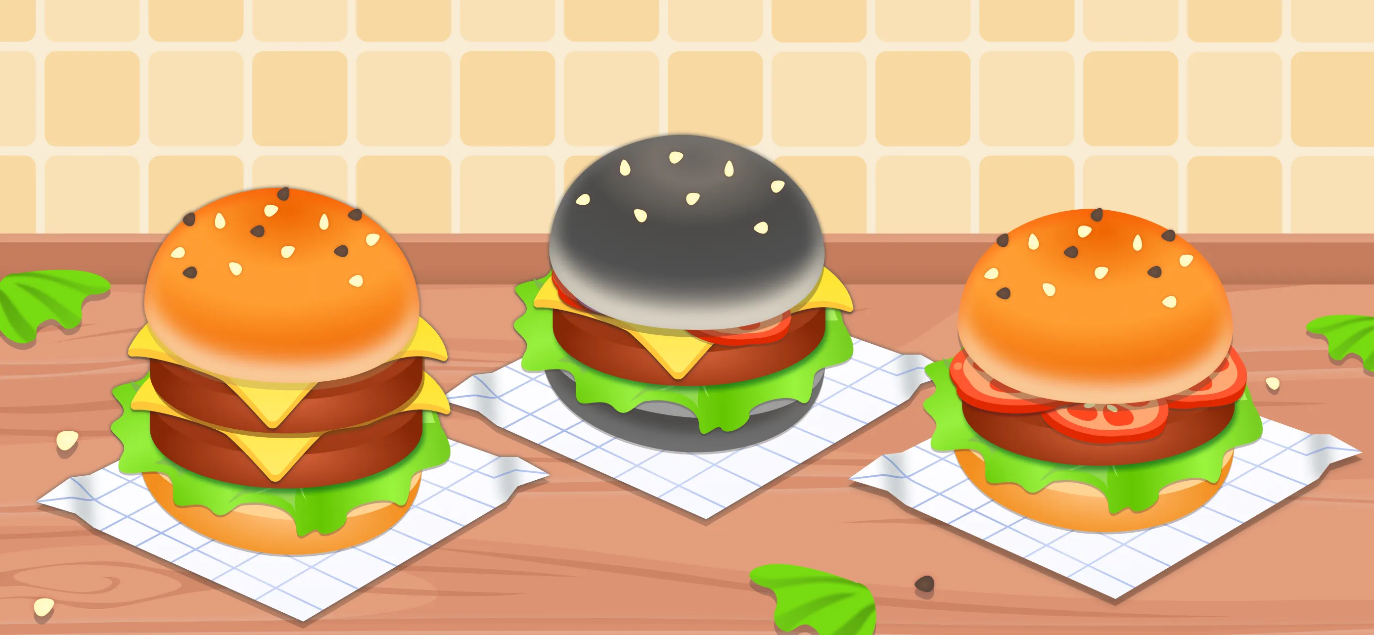 Burger Maker Baby Cooking Game | Indus Appstore | Screenshot