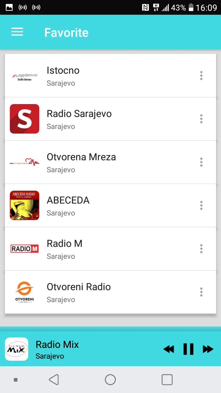 Radio Sarajevo | Indus Appstore | Screenshot