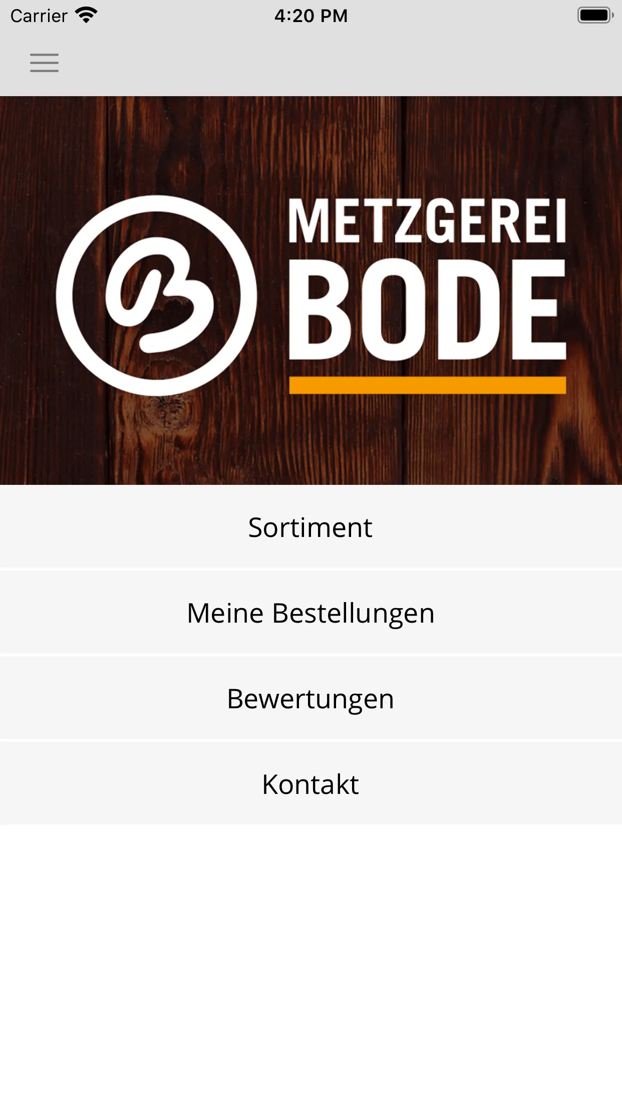 Metzgerei Bode | Indus Appstore | Screenshot