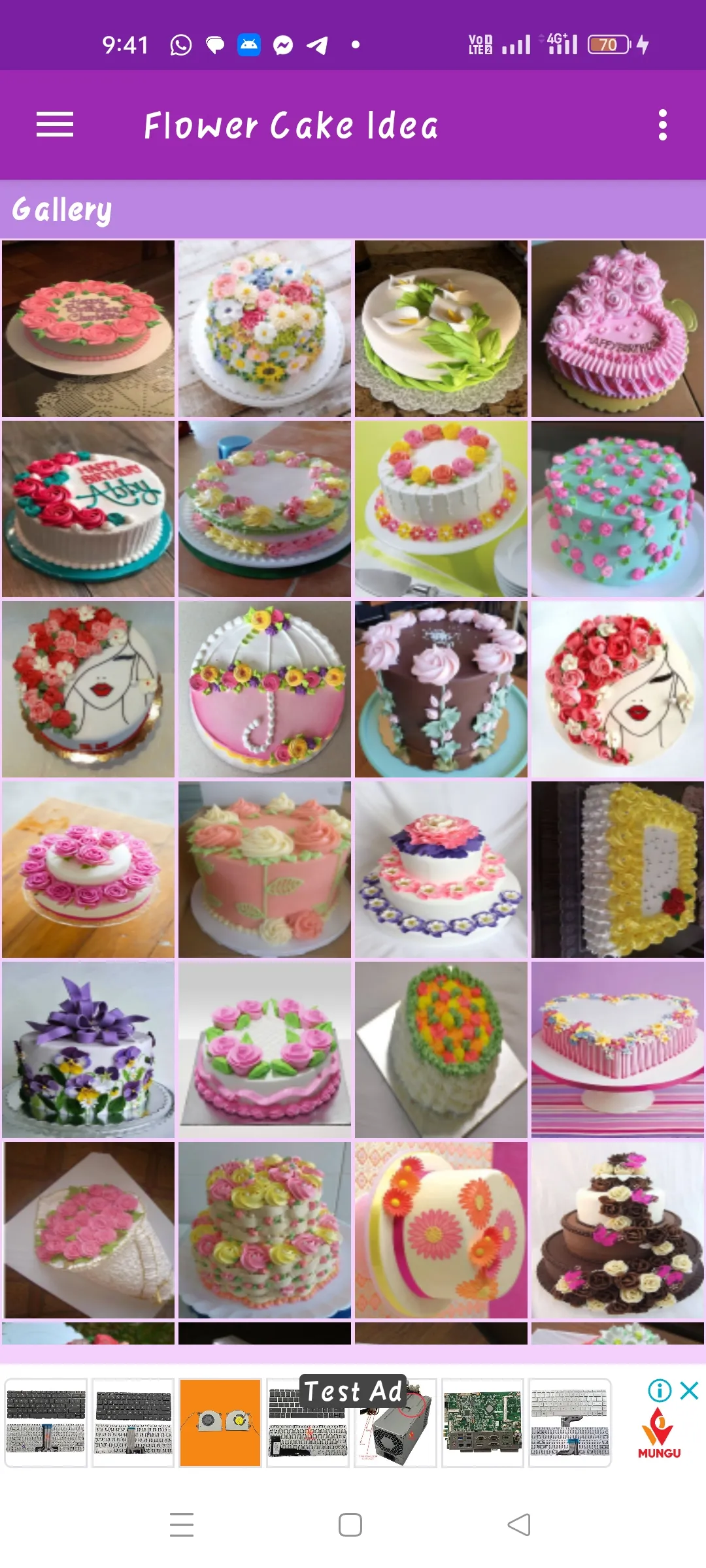 Flower Cake Idea Gallery | Indus Appstore | Screenshot