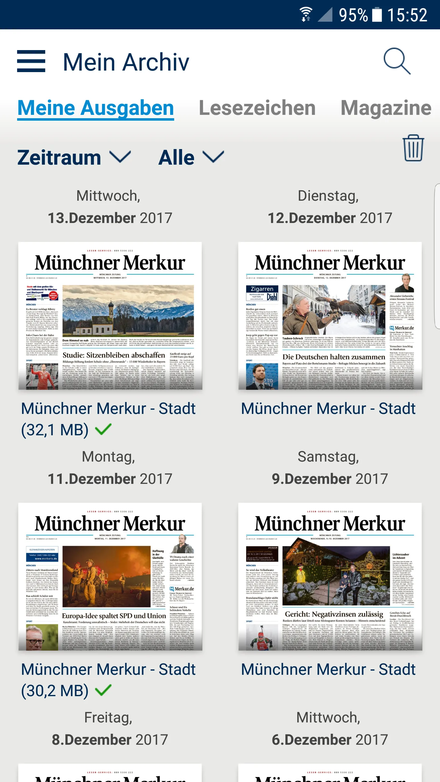 Merkur ePaper | Indus Appstore | Screenshot