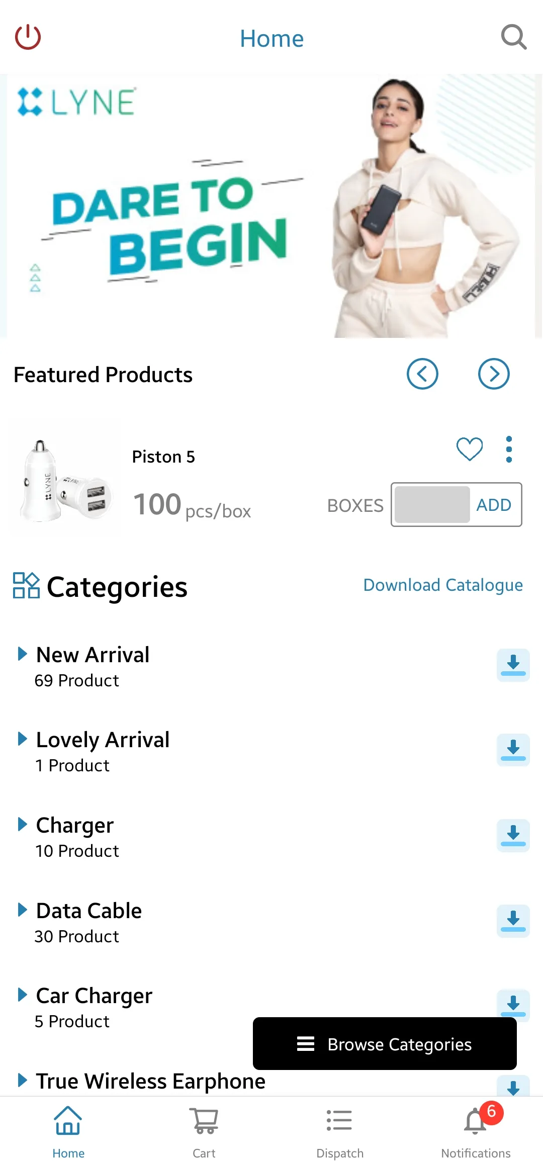 LYNE Dealer's Hub | Indus Appstore | Screenshot