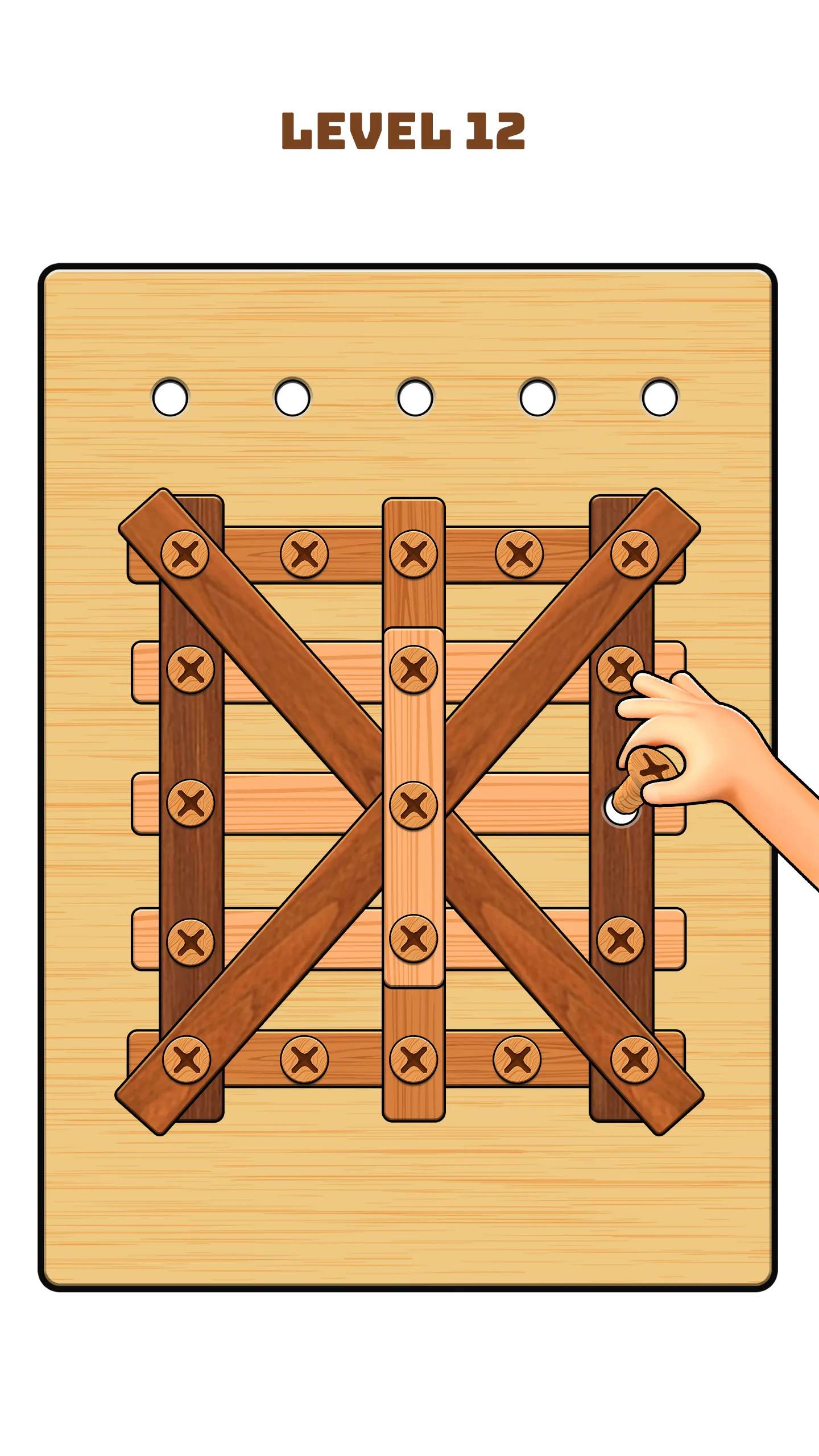 Nuts & Bolts Game: Wood Puzzle | Indus Appstore | Screenshot