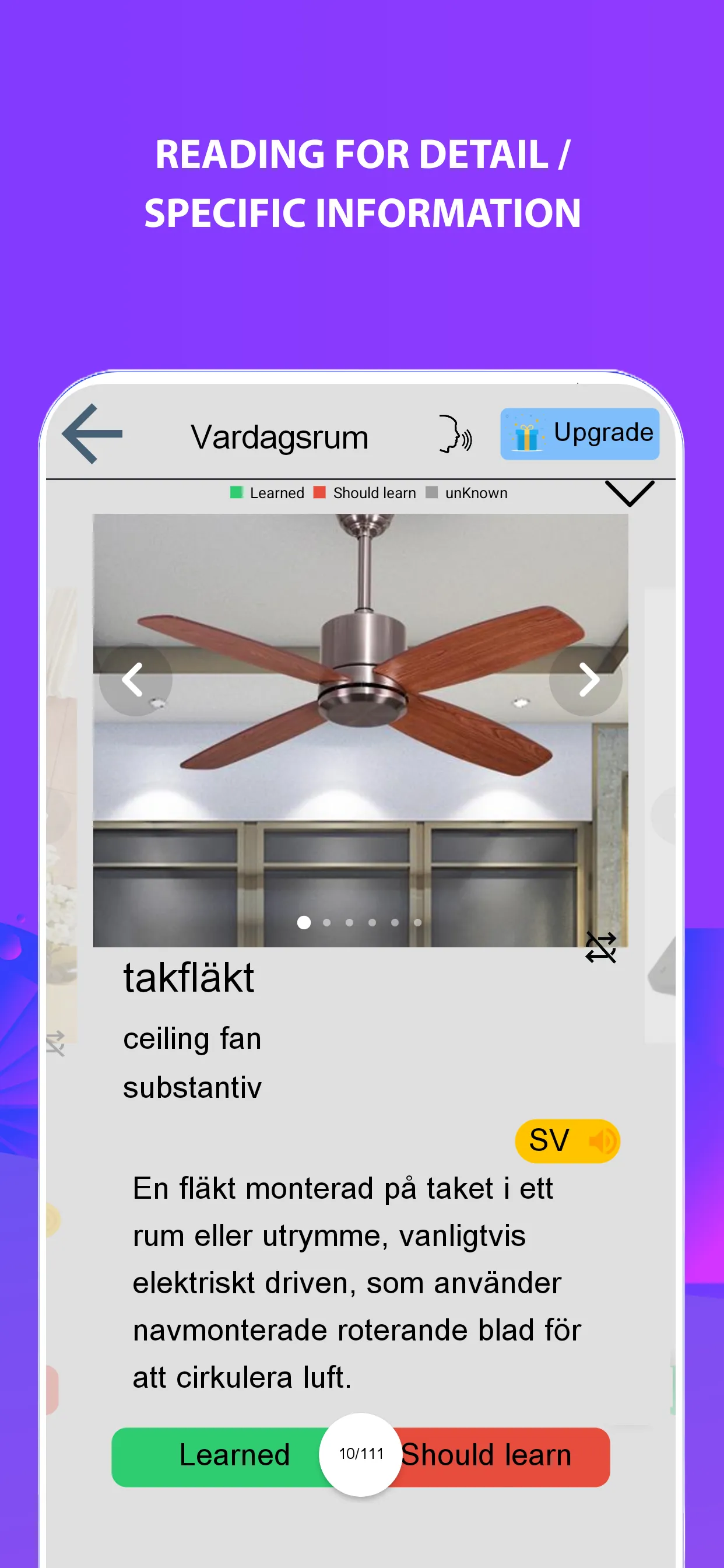 Swedish 90000 words & pictures | Indus Appstore | Screenshot