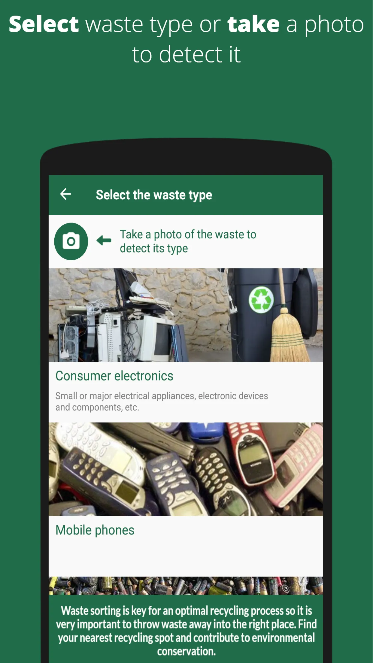 Your nearest recycling spot! | Indus Appstore | Screenshot