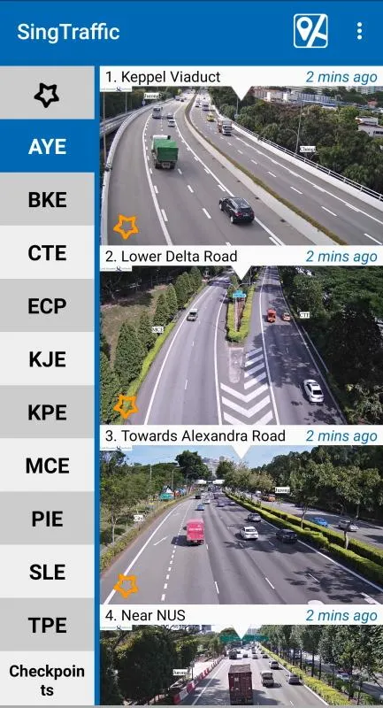 SingTraffic: SG Traffic Cam | Indus Appstore | Screenshot