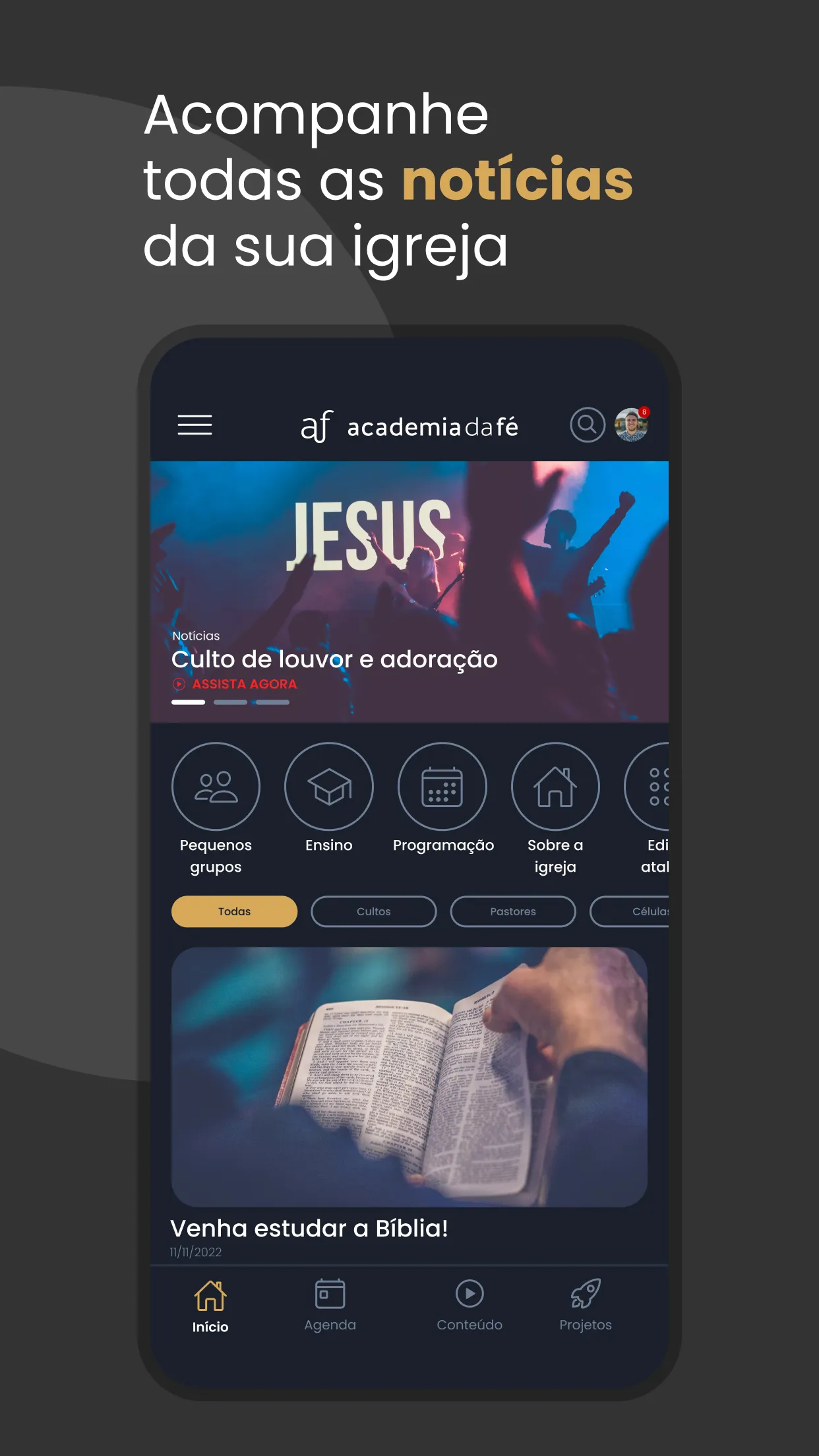 Academia da Fé | Indus Appstore | Screenshot